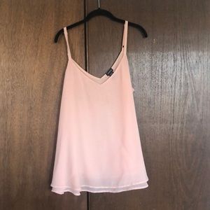 Light pink flowy tank